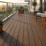WPC outdoor decking board, 150×25mm